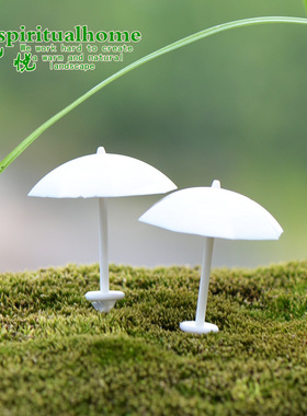 diy苔藓微景观多肉遮阳伞摆件