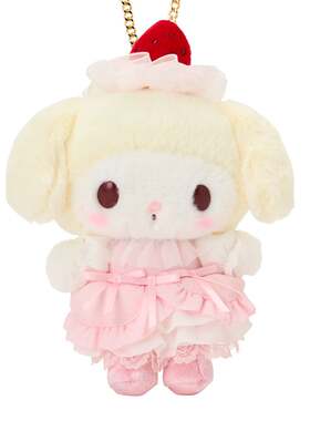日本三丽鸥HelloKitty美乐蒂玉桂狗酷洛米草莓奶油娃娃包包挂件