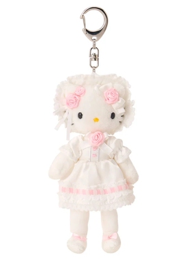 日本正版Sanrio三丽鸥HelloKitty长腿凯蒂猫娃娃玩偶公仔包包挂件