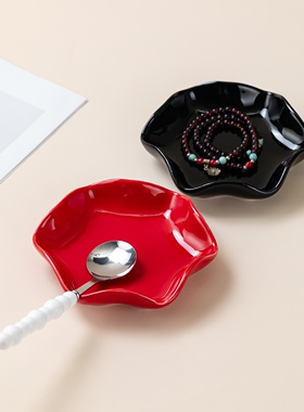 欧式多功能陶瓷首饰展示盘