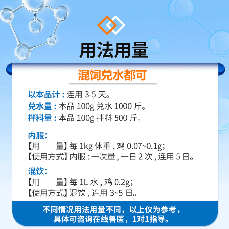 中龙神力30%阿莫西林兽用可溶性粉鸡药禽大肠杆菌猪肠炎正品兽药-图3