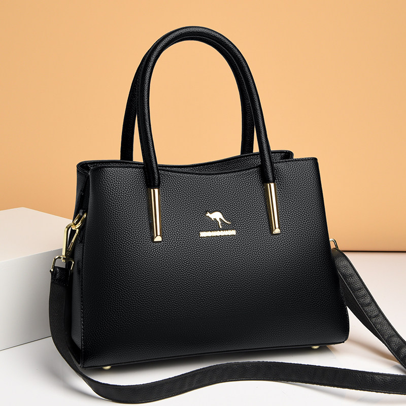 袋鼠包包女士手提包2025新款真皮官方大容量斜挎中年妈妈包,淘宝优惠券,粉丝福利购,淘宝优惠卷