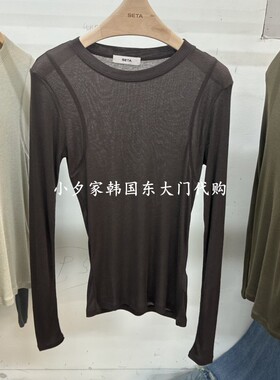 一件包邮 小夕韩国东大门代购 SETA 26秋季女装时尚新款长袖T恤
