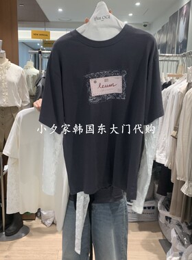 一件包邮 小夕韩国东大门代购FLAT OGI  26秋季女装时尚新长袖T恤