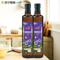 Mountain God Quality Linseed Oil Pressed Linseed Oil Edible Oil 500ml * 2 Gift Boxes