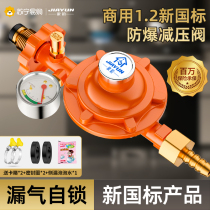 New national standard liquefied gas medium pressure valve Commercial 1 2 reducing valve coal gas tank safety valve automatically closes gas 1384