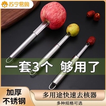 Hawthorn red date Go to nuclear device Home multifunction Apple Sydney Core deity Stainless Steel Fruit Divider 1102