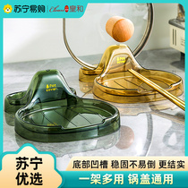 Shell lid rack kitchen countertop shelf shelving holder placer multifunctional containing shelf Real and 1117