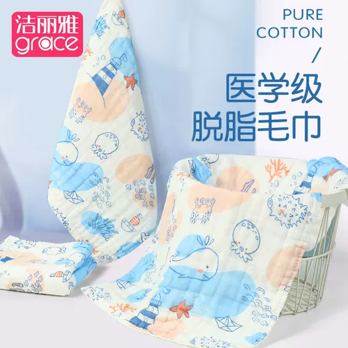 Детское хлопковое полотенце, марлевый слюнявчик, детский носовой платок, шарф