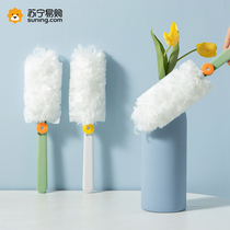 Home electrostatic dust removal Shan disposable chicken feather duster dusted dust sweep dust-proof adsorption cleaning sweeper 2018