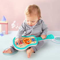 hape childrens guitar Yukri boys girls toys can play beginner frame sub-drum baby drum 1163