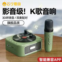 Mic Acoustics Integrated Microphone Home Wireless Bluetooth Popular Singing K Song Children Home Ktv Suit 1307B