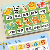 Child Literacy Jigsaw Puzzle Board Epistemoist Ripping Cards Kindergarten Early Teach Baby Puzzle Toys 3 to 6 years 2430