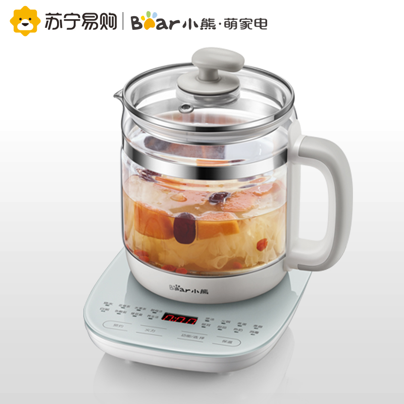 小熊养生壶全自动家用触屏式多功能玻璃一体煮茶器办公室煮水壶 小熊养生壶全自动家用触屏式多功能玻璃一体煮茶器办公室煮水壶