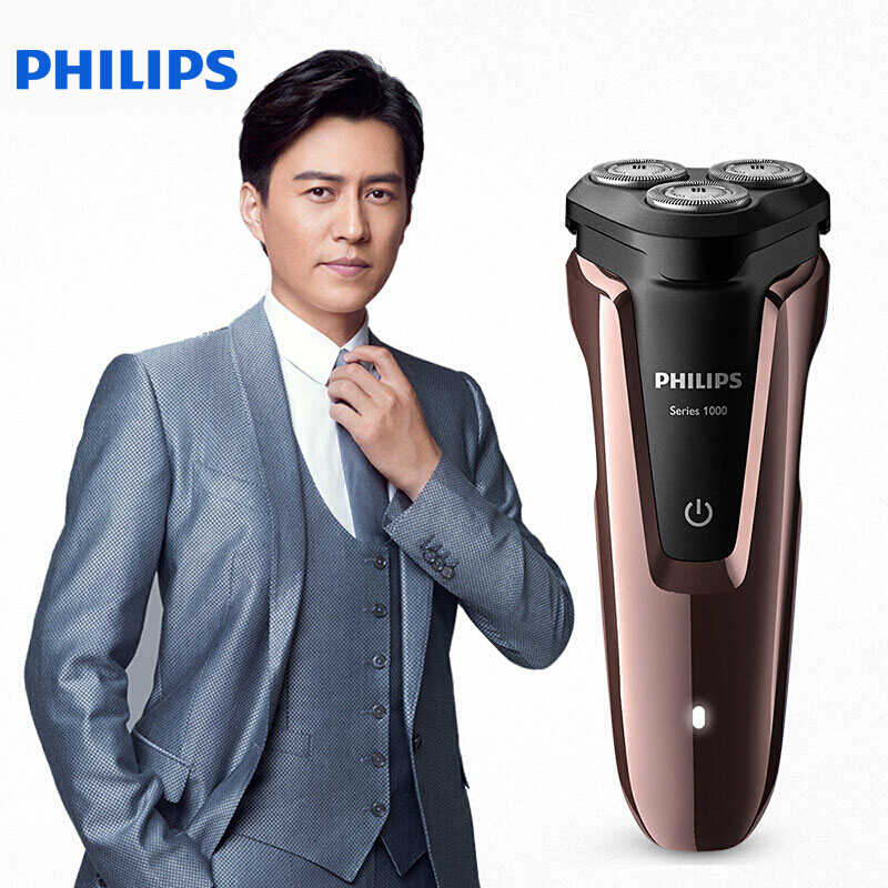 S1060 全身水洗 三刃头刮胡刃 Philips 飞利浦电动剃须刃 玫瑰棕 S1060 全身水洗 三刃头刮胡刃 Philips 飞利浦电动剃须刃 玫瑰棕