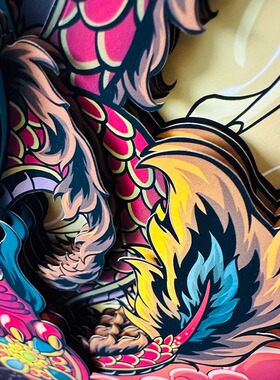 龙摆件非遗工艺品剪纸文创客厅装饰品乔迁新居礼物开业礼品中国风