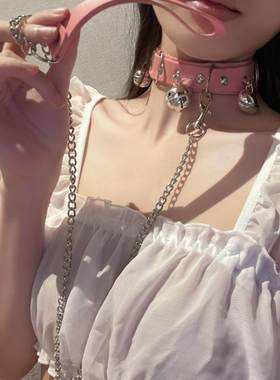 cb项圈女小狗牵引绳女朋