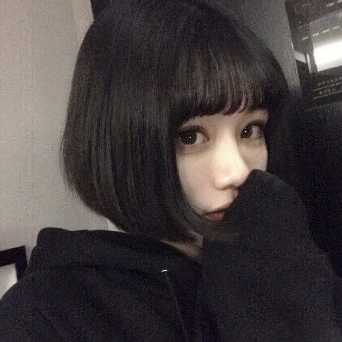 假发女短发bobo头学生齐肩短发修脸可爱网红空气刘海锁骨假发套