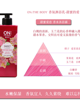 韩国进口安宝笛香水沐浴露清洁