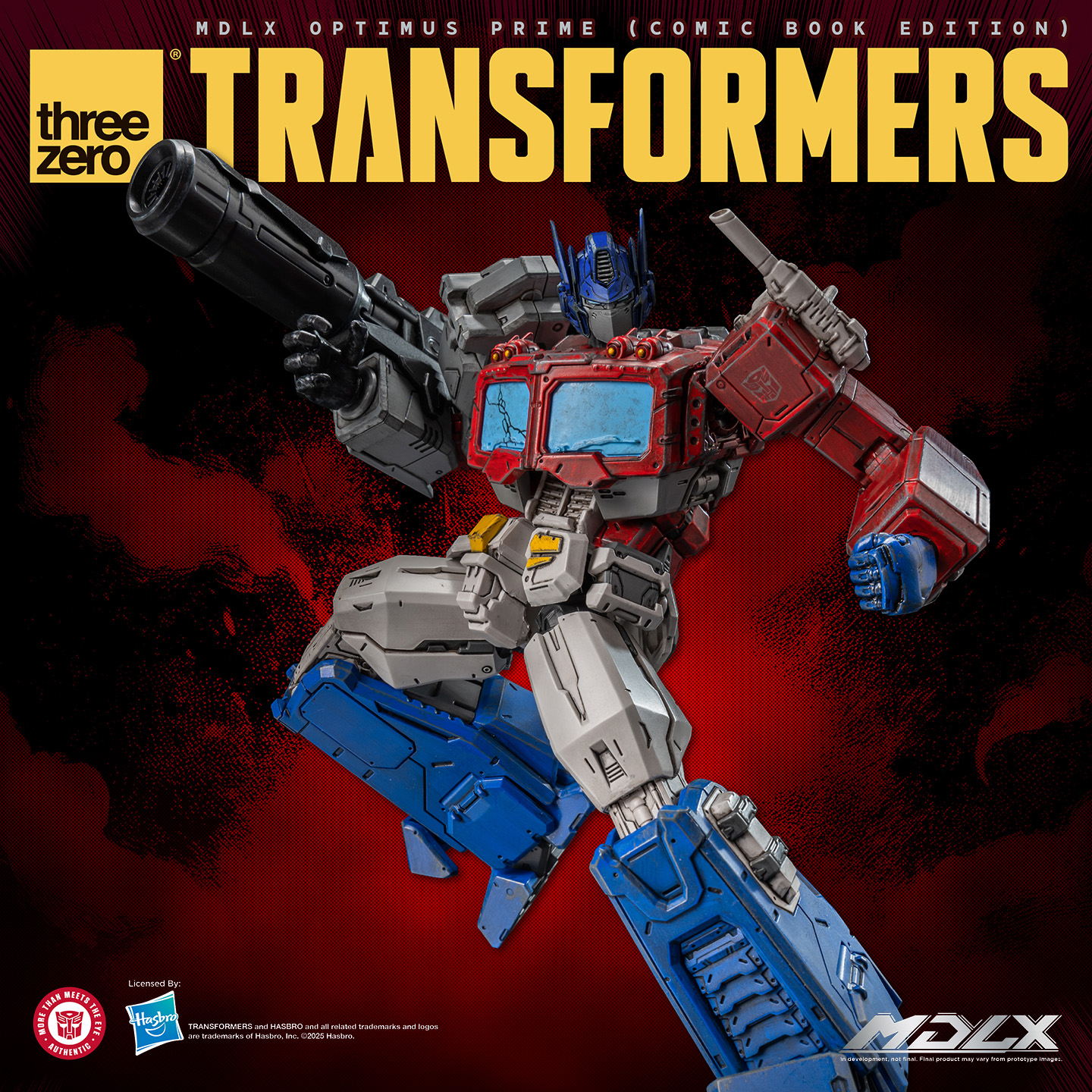 预定threezero变形金刚擎天柱漫画版 MDLX系列收藏级可动模型 - 图0