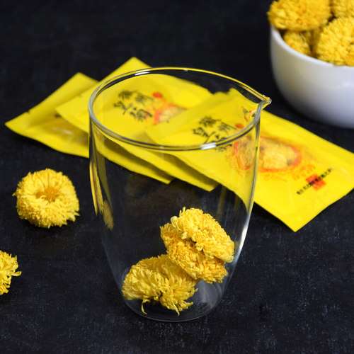 徽州大朵干菊花独立装婺源皇菊泡水枸杞黄菊黄山原产金丝贡菊花茶 - 图0