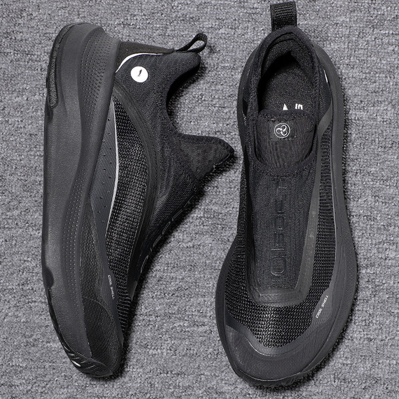 李宁跑步鞋一脚蹬跑鞋男款黑色soft go男鞋减震鞋子休闲鞋运动鞋,淘宝优惠券,粉丝福利购,淘宝优惠卷