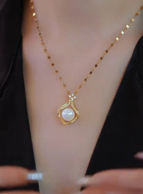 炫彩人鱼姬珠珠锁骨链女款