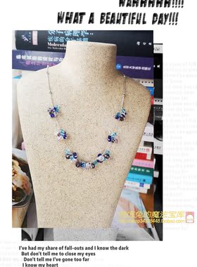 星河ol风手工饰品短款项链