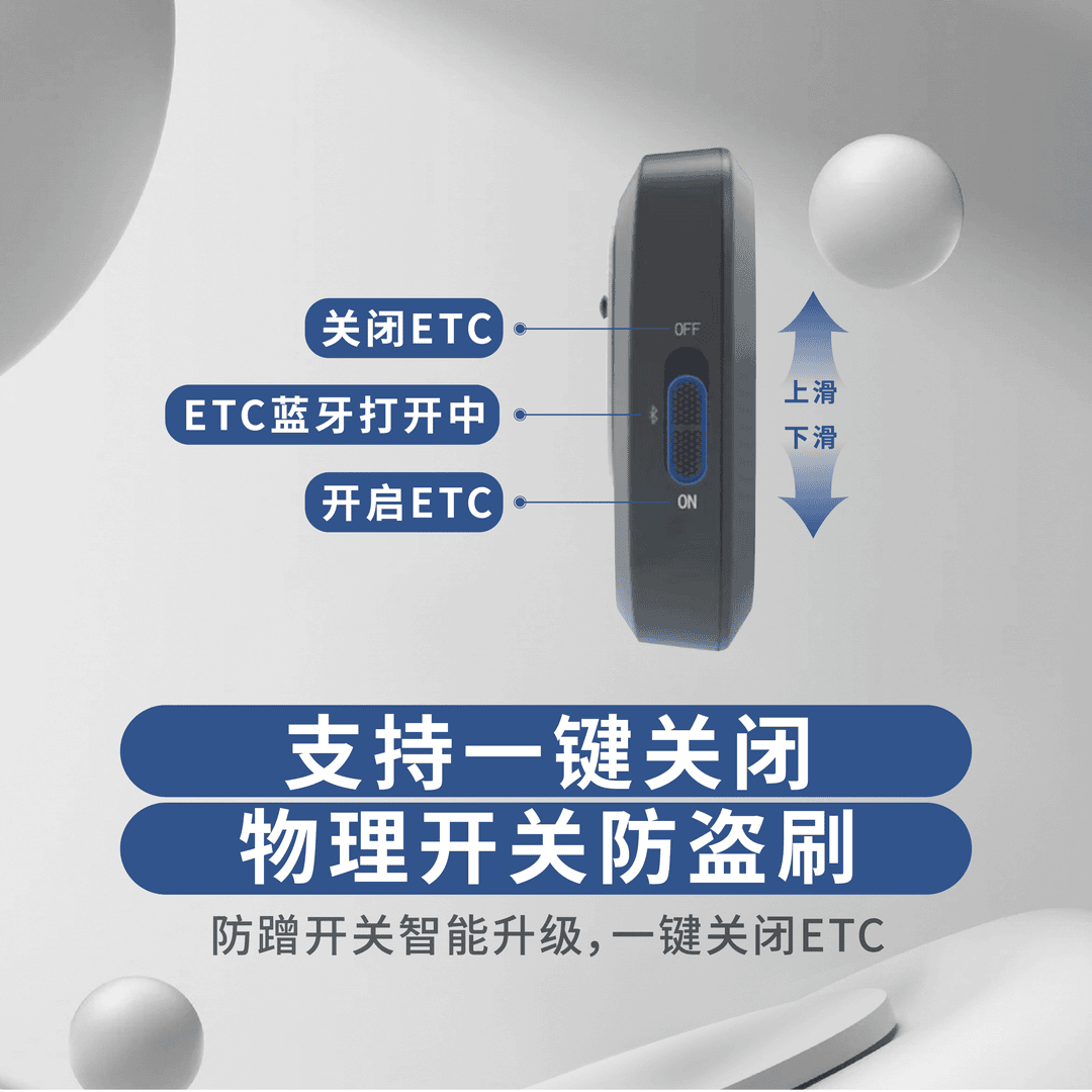 河北高速冀翔通etc带开关太阳能充电高速通行95折全国办理正品etc - 图1