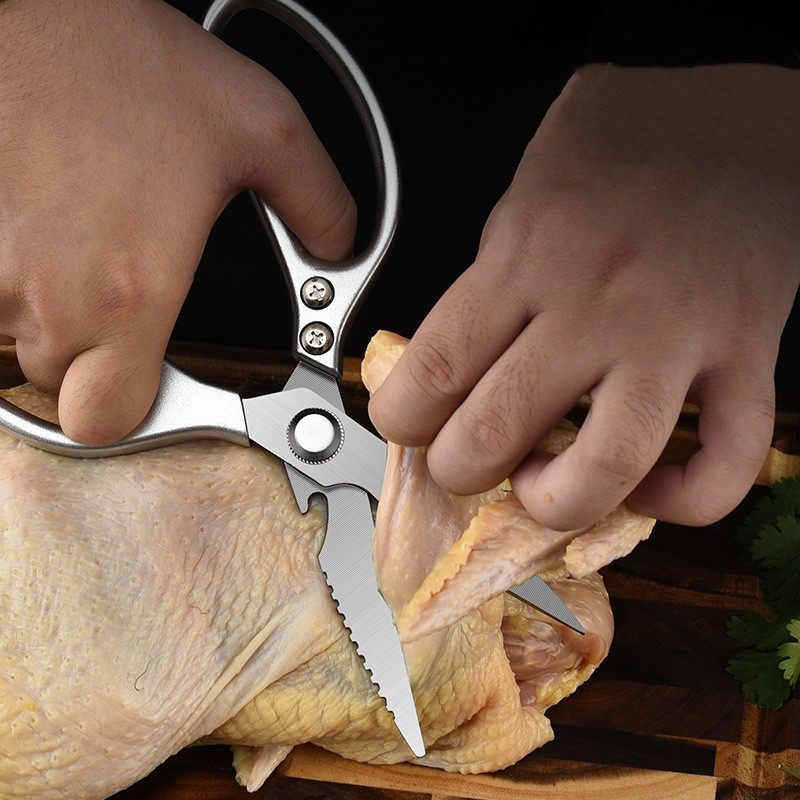 不锈钢家用剪刀多功能厨房剪刀强力鸡骨剪食物辅食剪刀烤肉剪刀,淘宝优惠券,粉丝福利购,淘宝优惠卷