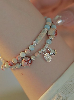 『苏州录』新中式寿山石串珠手链女异域民族风手串礼物送女友