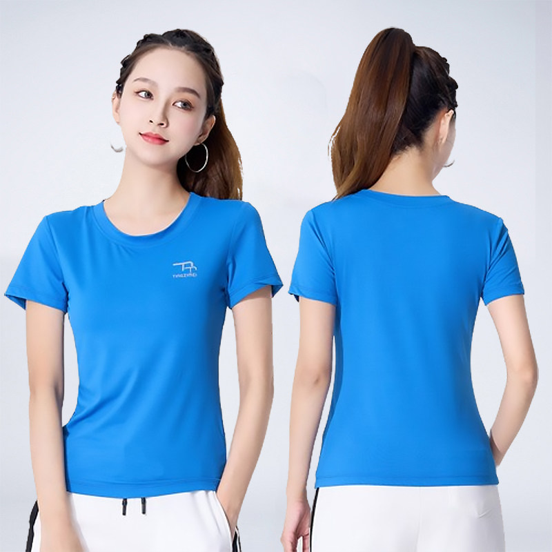 广场舞服装新款上衣女速干衣T恤短袖团体健身运动跳舞衣服瑜伽服,淘宝优惠券,粉丝福利购,淘宝优惠卷