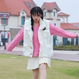 Зимняя хлопковая трикотажная юбка в складку, трикотажные шорты