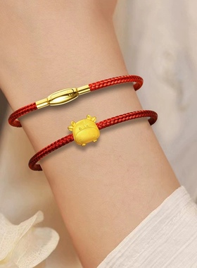 同款替串珠配绳3mm手绳细绳手链diy转运珠不锈钢钢绳编织绳女款