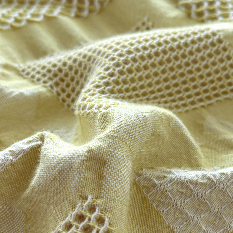 新款全棉纱布休闲毯镂空华夫格毛巾被色织提花双人盖毯办公室毯子,淘宝优惠券,粉丝福利购,淘宝优惠卷