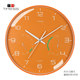 TIMESS radio clock wall clock living room home fashion creative wall hanging light luxury decoration atmospheric silent clock smart