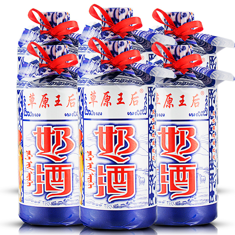 内蒙古特产草原王后38度蒸馏型马奶酒450ml*6瓶地道的草原味道-图3