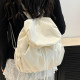 Korean version niche pleated travel backpack 2026 new trendy female college student school bag work commuter backpack