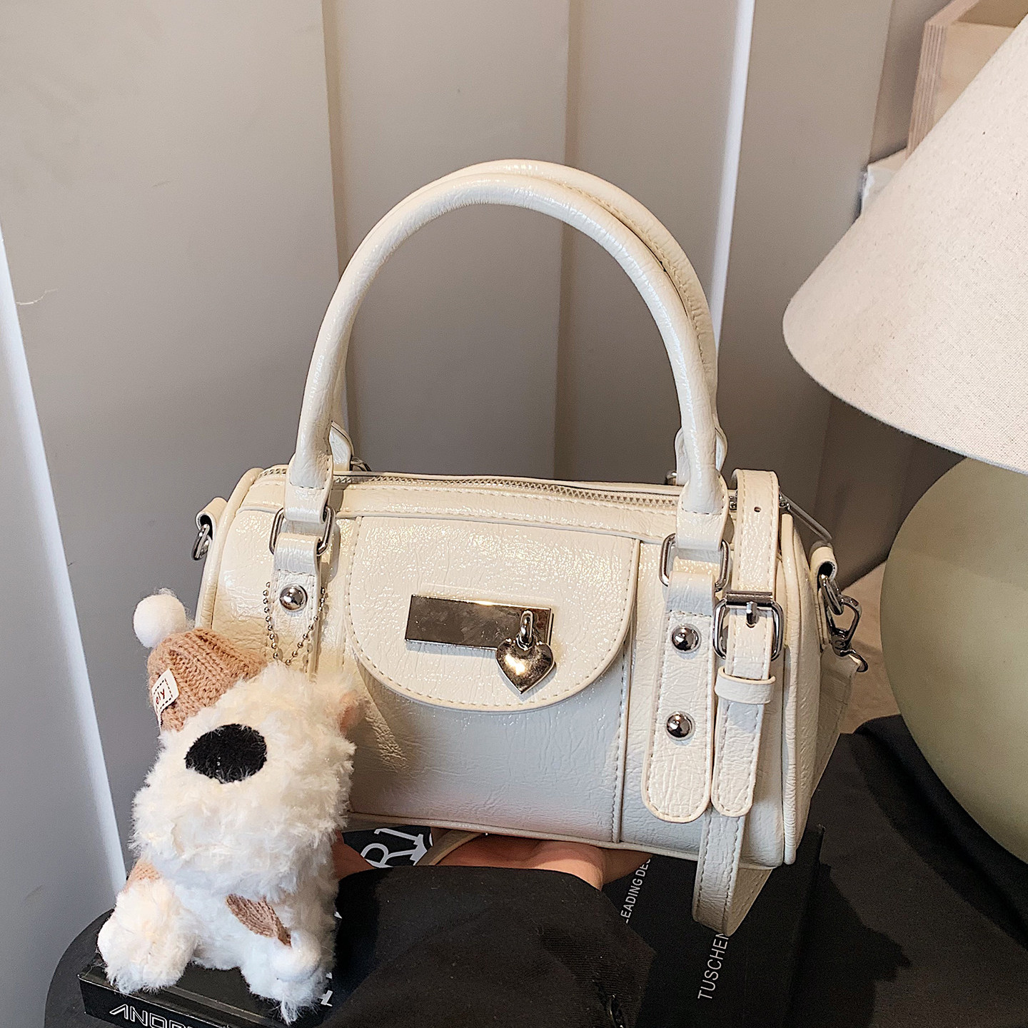 红色包包女款2026新款春季时尚高级感超火上班通勤单肩斜挎手提包,淘宝优惠券,粉丝福利购,淘宝优惠卷