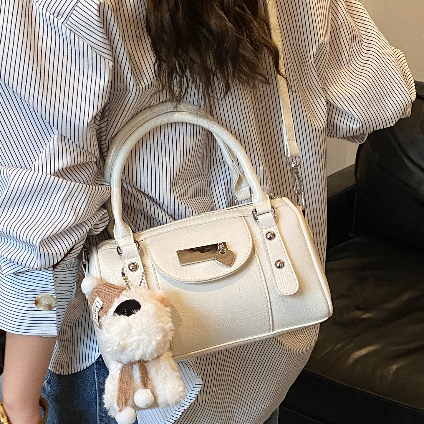 红色包包女款2026新款春季时尚高级感超火上班通勤单肩斜挎手提包,淘宝优惠券,粉丝福利购,淘宝优惠卷