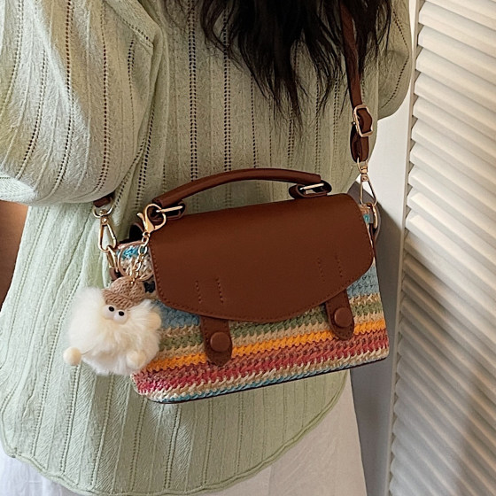 Summer new casual simple shoulder crossbody bag