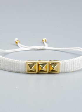 爱心手链恶魔之眼铆钉女时尚女