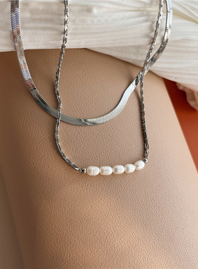 简约清冷风百搭短项链