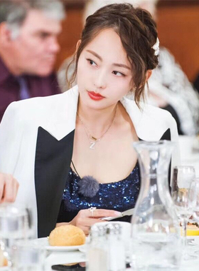 妻子的浪漫旅行微镶锆石短项链