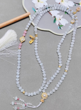 国风女士斜挎链新中式古风项链