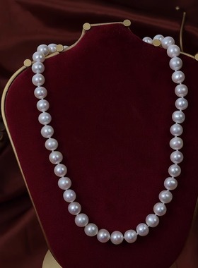 天然淡水珍珠项链女气质百搭锁骨链女士轻奢高端颈链情人节礼物