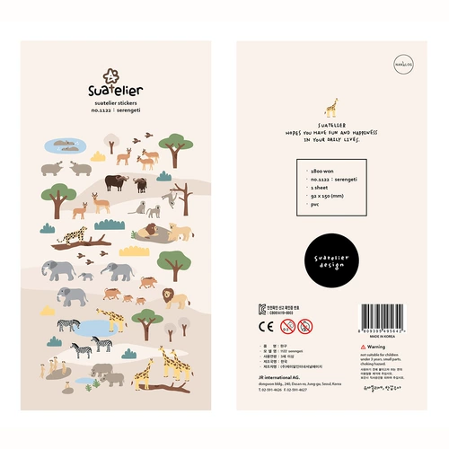 Наклейка, милый кролик, динозавр, наклейки, Южная Корея, кот, планировщик