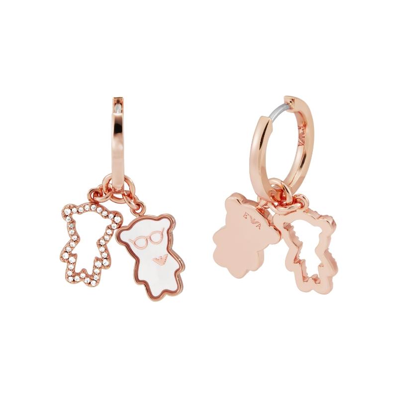 Armani double layer bear earrings (small) cute double layer earrings for girlfriend
