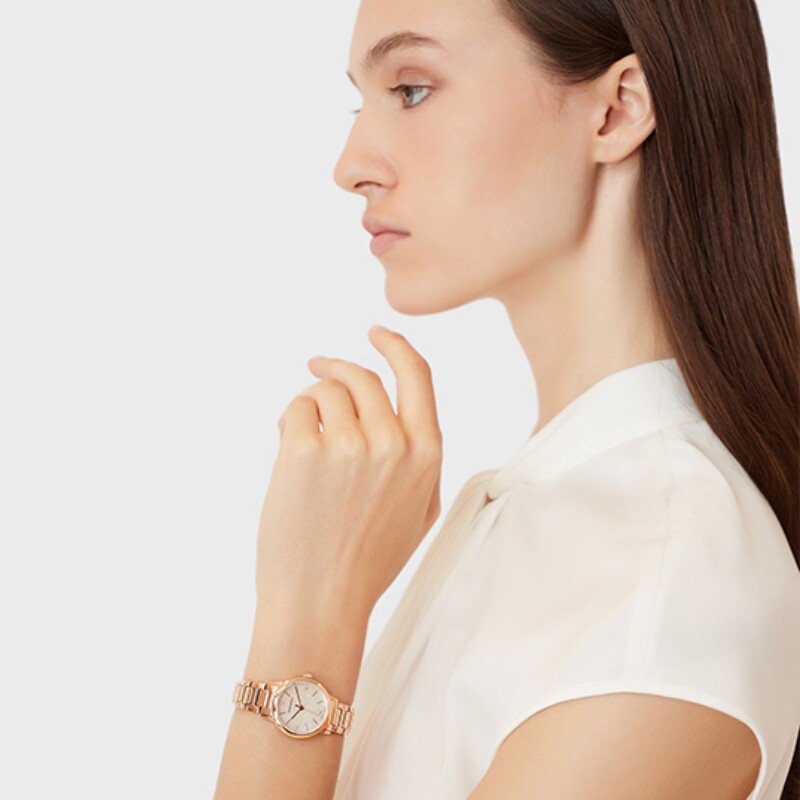 armani阿玛尼简约系列女士石英表 Emporio Armani腕表瑞士腕表