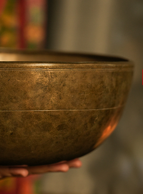 收藏精选尼泊尔挑选孤品老颂钵